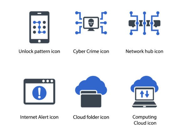 A Crafter's Look at the Internet Security Icon Graphics Set