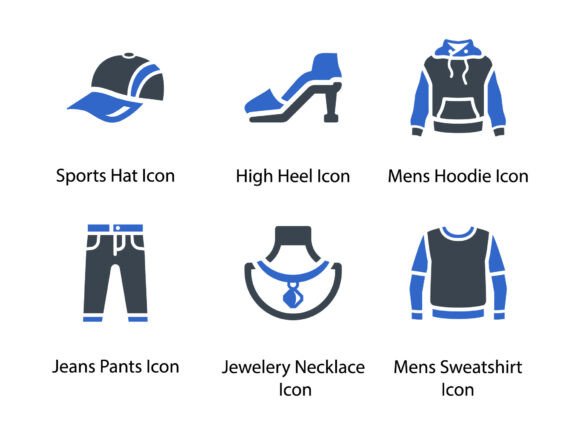 A Designer's Review of the Clothes Fashion Icon Set Graphics
