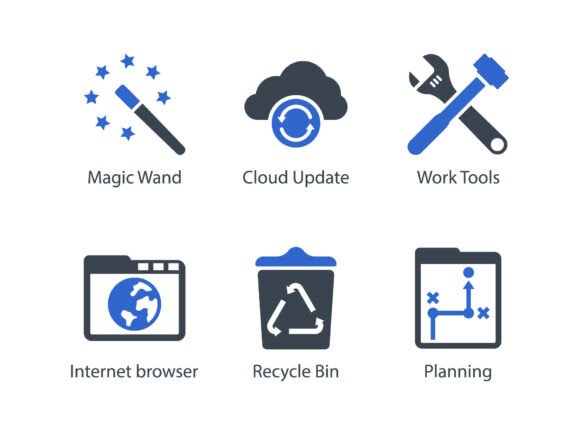 A Designer's Review of the SEO Internet Blue Icon Set