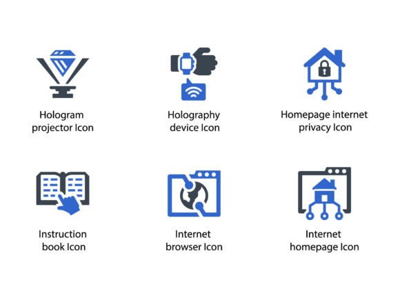 A Designer's Take: Modern Technologies Icon Set 9 for Graphics