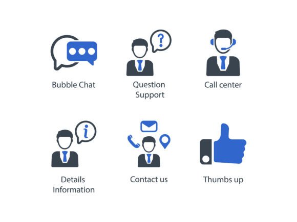 A Designer’s Take on a Contact Graphics Icon Set