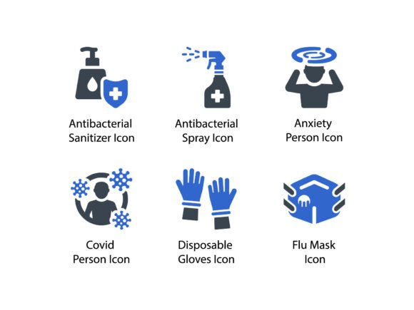 A Practical Crafter's Review of the Corona Virus Icon Set Graphics