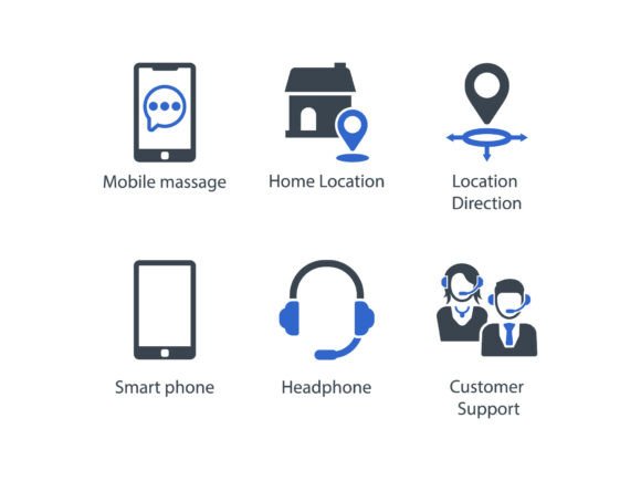 A Review of the Contact Us Icon Set 3 for Website Graphics