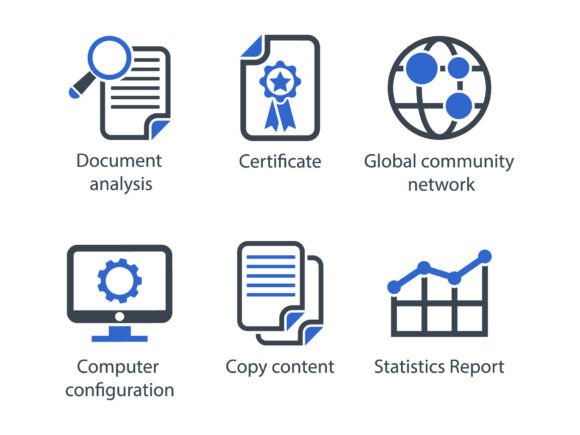 A Review of the SEO Internet Blue Icon Set: Graphics for Commercial Design