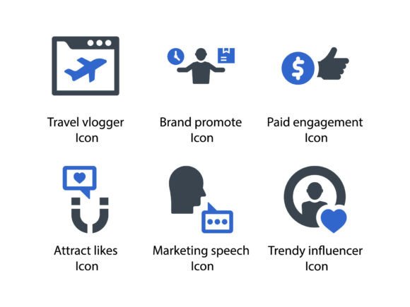An Influencers Marketing Icon Set Review for Client Projects
