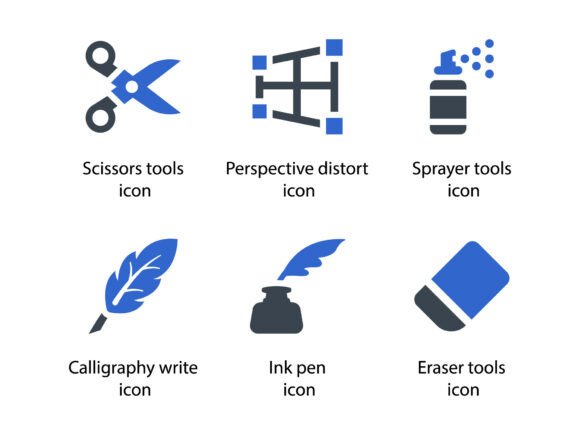 Design Tools Icon Set 4: Modern Graphics for Brand Storytelling