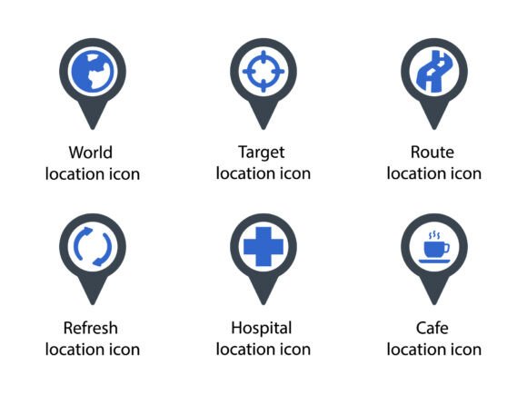 Evaluating the Location Pin Icon Set for Commercial Design Projects