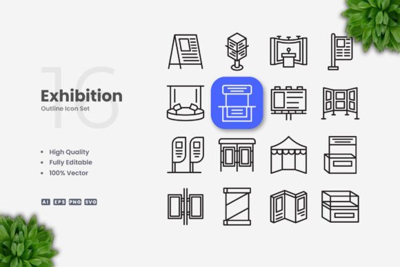 Exhibition Icons: A Publisher’s Review for Clean Blog Graphics