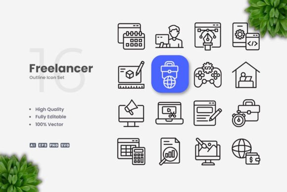 Freelancer Icons: A Graphic Asset for Real Publishing Work