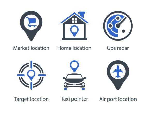 Location Icon Set 2: A Graphics Kit for Editorial Clarity