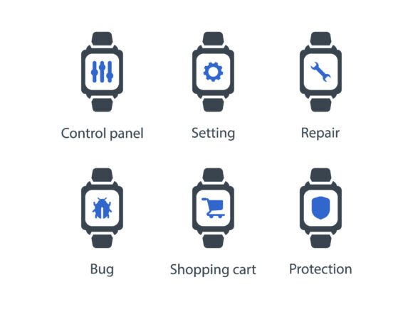 My Designer Review of the Smart Watch Icon Set 8